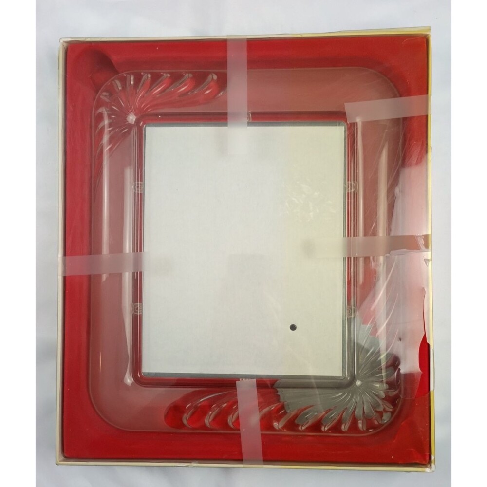 Vtg 80s Mikasa Mystique Crystal Picture Frame 8x10 SA 250/830 Discontinued NIOB